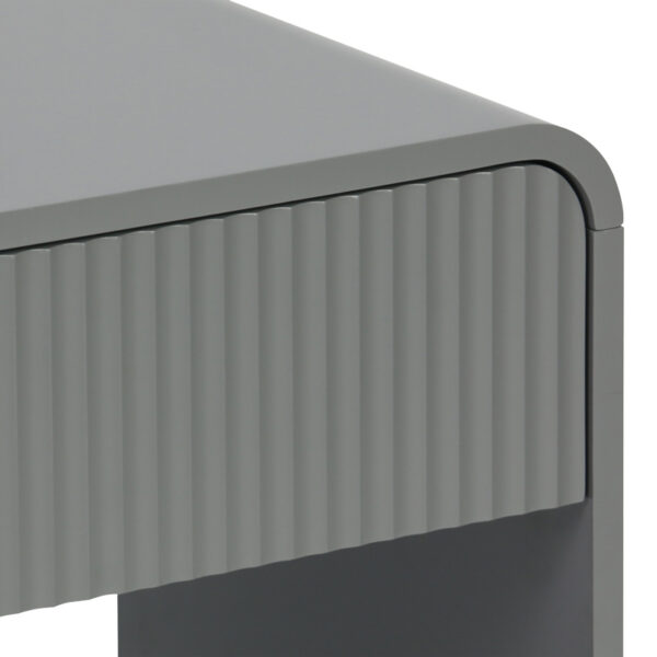 Κομοδίνο Zeplen pakoworld MDF σε γκρι απόχρωση 40x40x53εκ