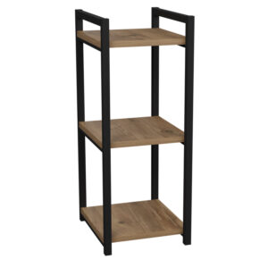 Ραφιέρα τοίχου Callum pakoworld σε oak απόχρωση 82.2x19,6x48εκ