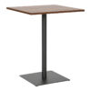 Τραπέζι Nerobian pakoworld mdf σε καρυδί απόχρωση 60x60x75εκ
