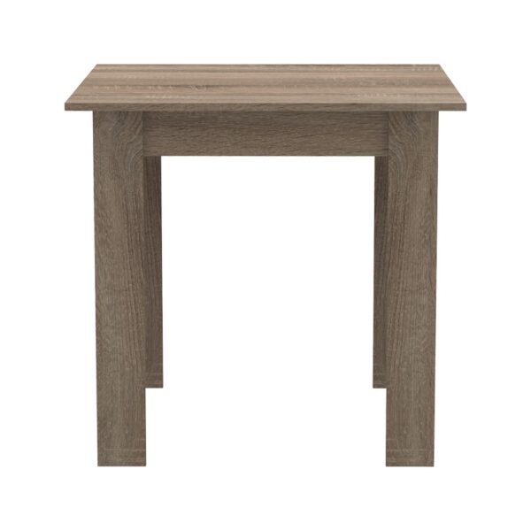 Τραπέζι Manka I pakoworld σε sonoma truffle απόχρωση 80x80x77εκ