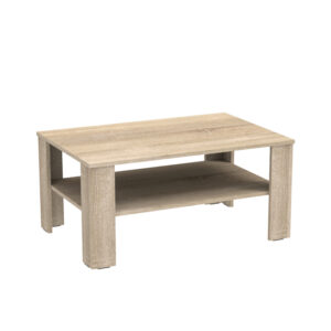 Βιβλιοθήκη Bookel pakoworld σε sonoma απόχρωση 59.6x27.5x60.4εκ