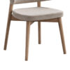 Καρέκλα Siena pakoworld rubberwood σε φυσική-εκρού απόχρωση 48x50x81εκ