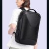 Δερμάτινο Σακίδιο πλάτης 21L Laptop 15,6” Bange 6621 μαύρο