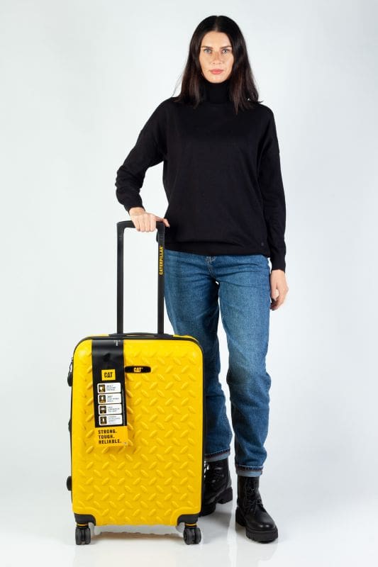 Βαλίτσα ταξιδιού Caterpillar μεσαία 83688-217/60 κίτρινο