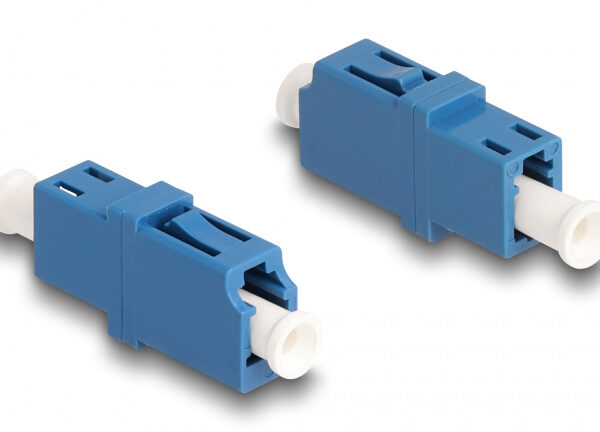 DELOCK σύνδεσμος οπτικής ίνας LC Simplex 87985, μπλε