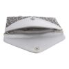 Τσάντα φάκελος clutch MD2509 - Ασημί