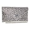 Τσάντα φάκελος clutch MD2509 - Ασημί