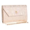 Τσάντα φάκελος clutch MD2520 - Χρυσό