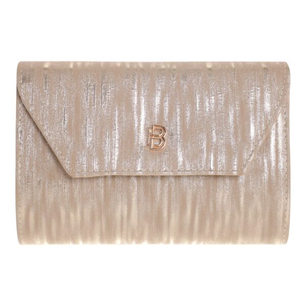Τσάντα φάκελος clutch MD2520 - Σαμπανιζέ
