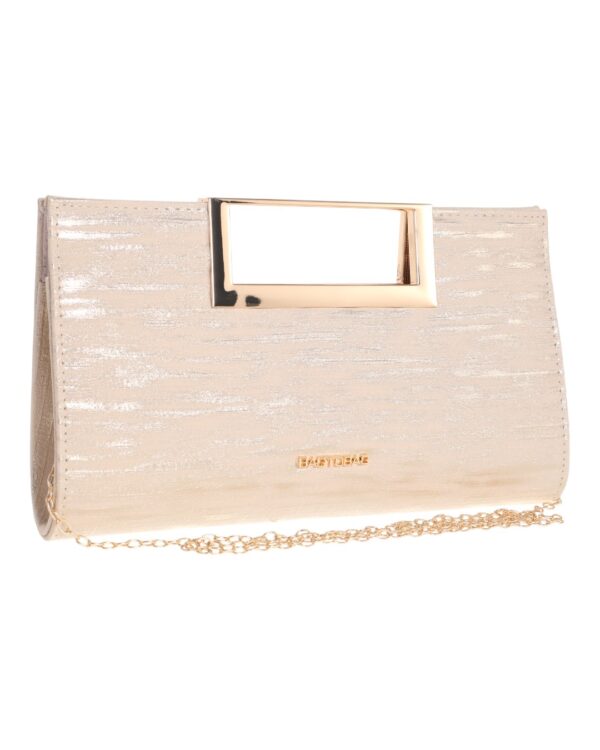 Τσάντα φάκελος clutch MD2521 - Gold