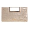 Τσάντα φάκελος clutch MD2521 - Σαμπανιζέ