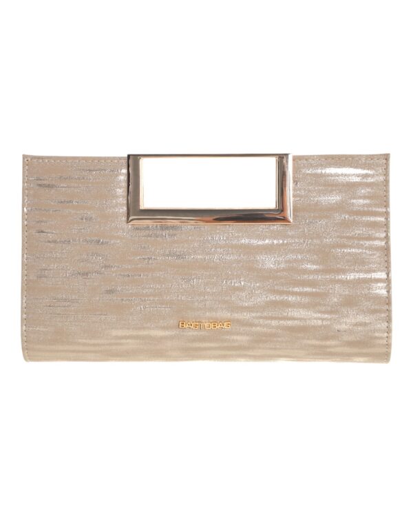 Τσάντα φάκελος clutch MD2521 - Σαμπανιζέ