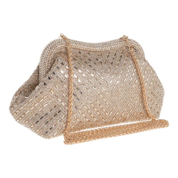 Τσάντα φάκελος clutch MD2534 - Χρυσό