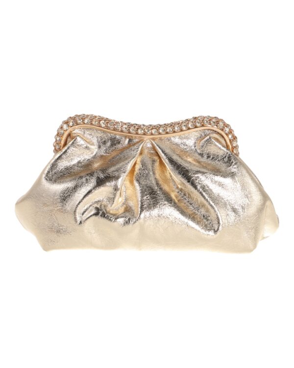 Τσάντα φάκελος clutch MD2537 - Χρυσό