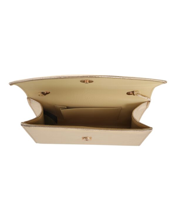 Τσάντα φάκελος clutch MD2538 - Χρυσό