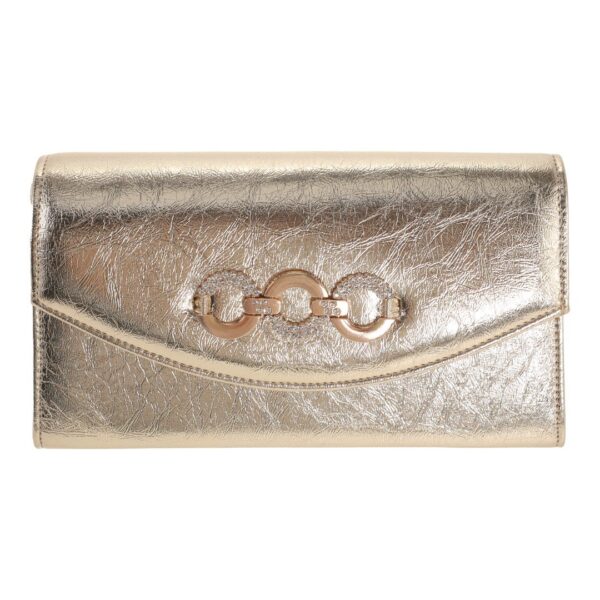 Τσάντα φάκελος clutch MD2538 - Χρυσό