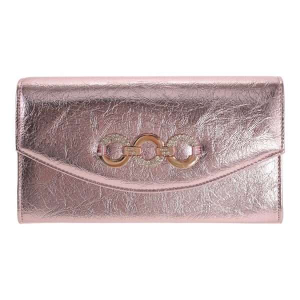 Τσάντα φάκελος clutch MD2538 - Ροζ