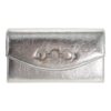 Τσάντα φάκελος clutch MD2538 - Ασημί