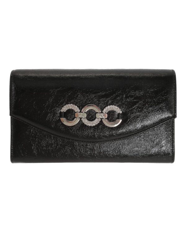 Τσάντα φάκελος clutch MD2538 - Μαύρο