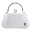 Τσάντα φάκελος clutch JH2239 - Ασημί