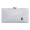 Τσάντα φάκελος clutch JH2236 - Ασημί