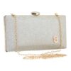 Τσάντα φάκελος clutch JH2236 - Χρυσό