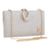 Τσάντα φάκελος clutch JH2237 - Χρυσό