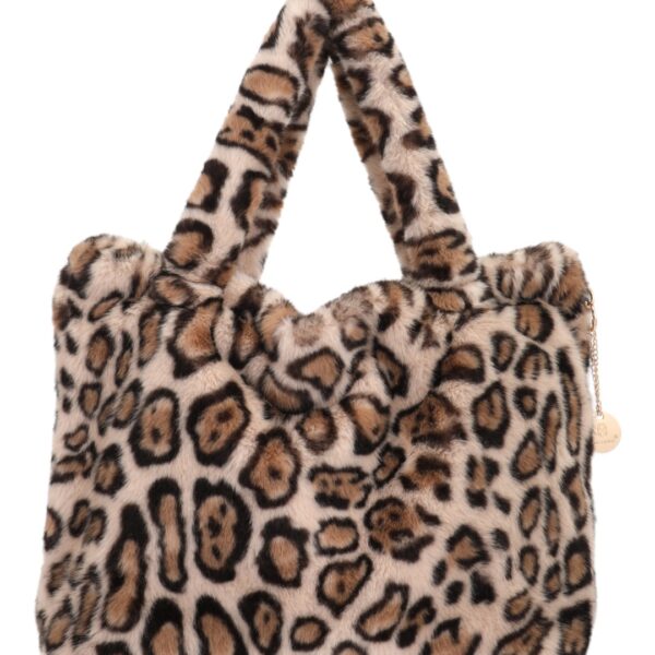 Γούνινη τσάντα XY2408 - Animal Print