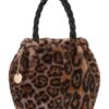 Γούνινη τσάντα χειρός XY-2403 - Animal Print