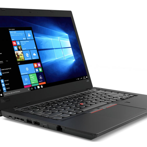 LENOVO Laptop ThinkPad L480, Refurbished Grade B, i5-8350U, 8/256GB NVME, 14", Cam, UHD Graphics 620, FreeDOS