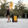 Βαλίτσα Μεγάλη Υφασμάτινη 23+ κιλών Newcom N1618/70 yellow