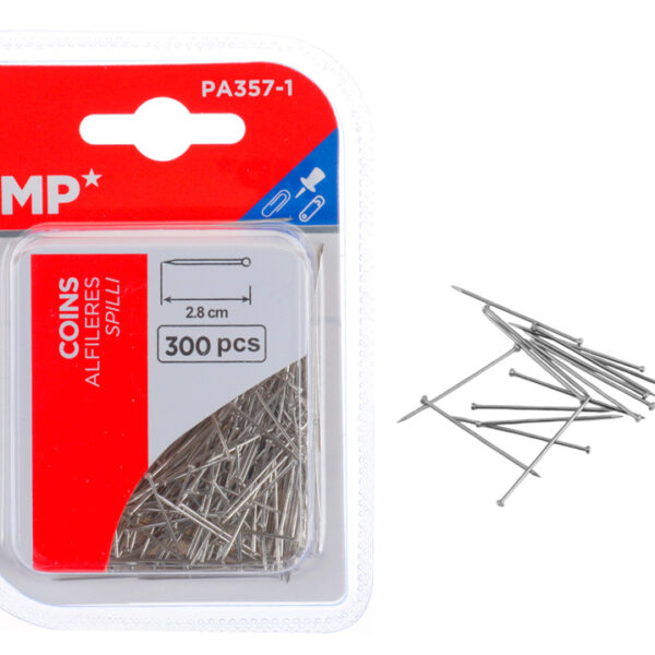 MP μεταλλικές καρφίτσες PA357-1, 2.8cm, 300τμχ
