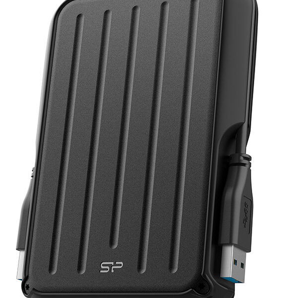 SILICON POWER εξωτερικός HDD Armor A66, 1TB, USB 3.2, μαύρος