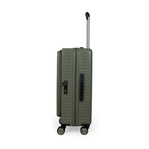 Βαλίτσα μεγάλη με ρόδες Newcom (ABS+PC) N1605/70 green