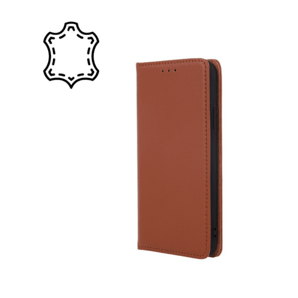 TechWave Pure Leather case for Samsung Galaxy A36 5G / A56 5G brown