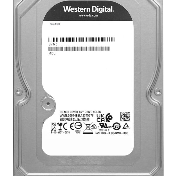 WD σκληρός δίσκος Purple 3.5", 1TB, 64MB, 5400RPM, 6Gb/s, FR
