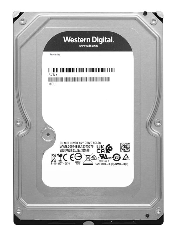 WD σκληρός δίσκος Purple 3.5", 1TB, 64MB, 5400RPM, 6Gb/s, FR