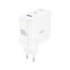 XO CE35 φορτιστής ταξιδιού, 100W, PD, 2x USB-C, 1x USB-A, λευκό