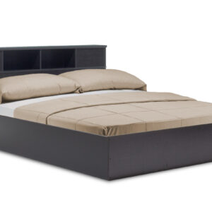 Έπιπλο τηλεόρασης Kevan pakoworld καρυδί-μαύρο πόδι 180x35x65εκ