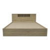 Κρεβάτι διπλό OLYMPUS pakoworld σε sonoma απόχρωση 160x200εκ