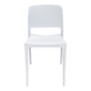 Καρέκλα Fenxy pakoworld pp σε λευκή απόχρωση 38x42x77εκ