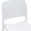 Καρέκλα Fenxy pakoworld pp σε λευκή απόχρωση 38x42x77εκ