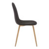Τραπεζαρία Manka I-Bella pakoworld σετ 3τεμ σε sonoma απόχρωση 80x80x77εκ