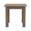 Τραπεζαρία Manka I-Bella pakoworld σετ 3τεμ σε sonoma truffle απόχρωση 80x80x77εκ