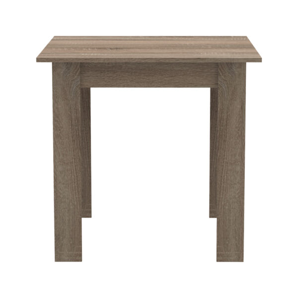 Τραπεζαρία Manka I-Bella pakoworld σετ 3τεμ σε sonoma truffle απόχρωση 80x80x77εκ