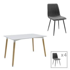 Έπιπλο τηλεόρασης Kevan pakoworld καρυδί-μαύρο πόδι 180x35x65εκ