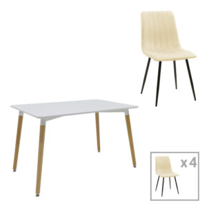 Έπιπλο τηλεόρασης Kevan pakoworld καρυδί-μαύρο πόδι 180x35x65εκ