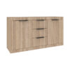 Μπουφές Doha pakoworld σε sonoma απόχρωση 150x45x80.5εκ