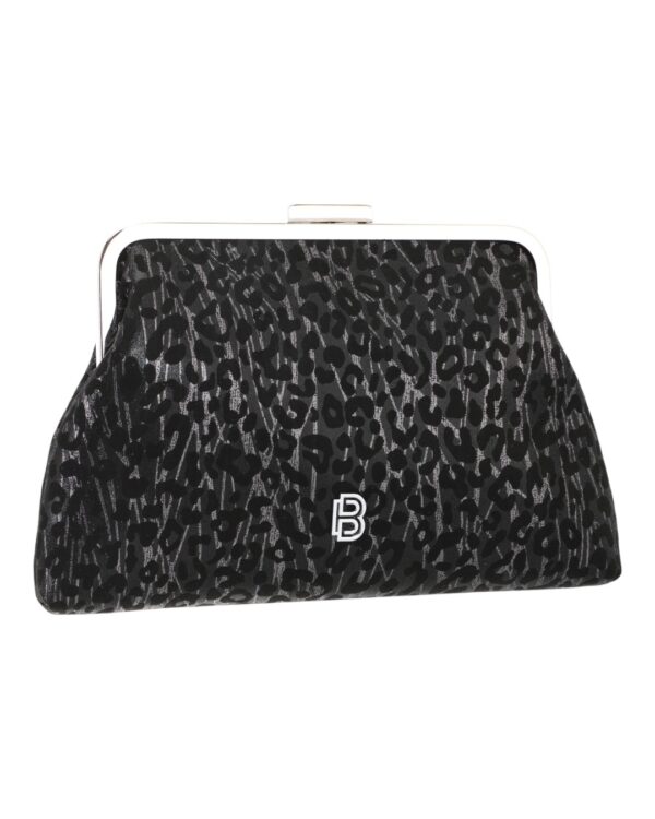 Τσάντα φάκελος clutch MD2518 - Ασημί