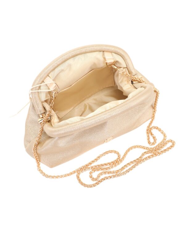 Τσάντα φάκελος clutch MD2527 - Χρυσό